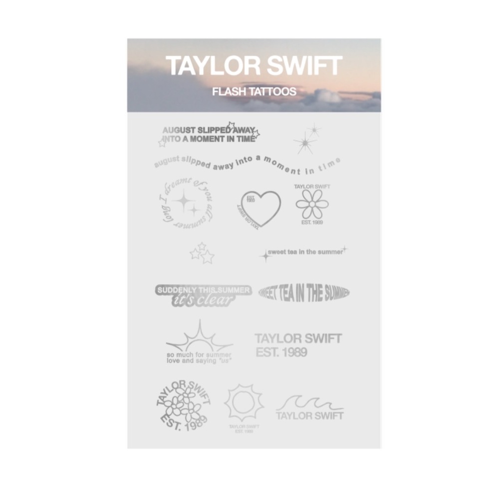Taylor Swift Flash Tattoos